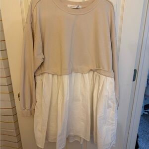 Altar'd State Cream Knit Dress